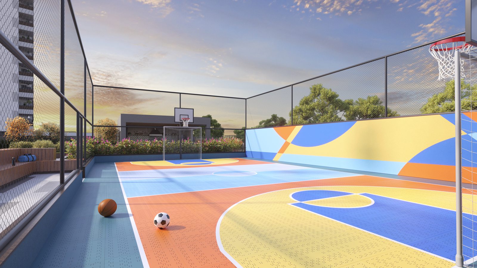 Quadra esportiva do Boa Vista Residence