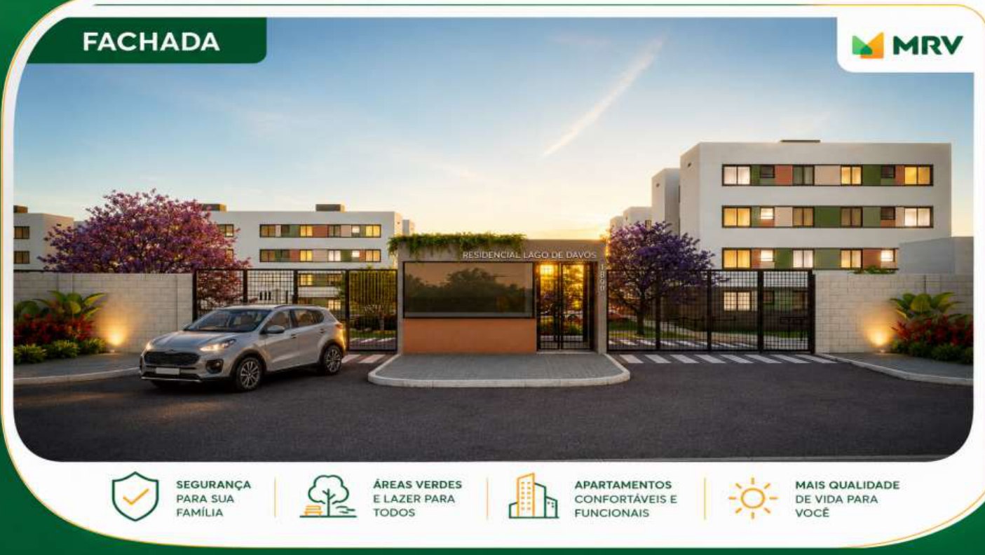 Fachada do Residencial Lago de Davos