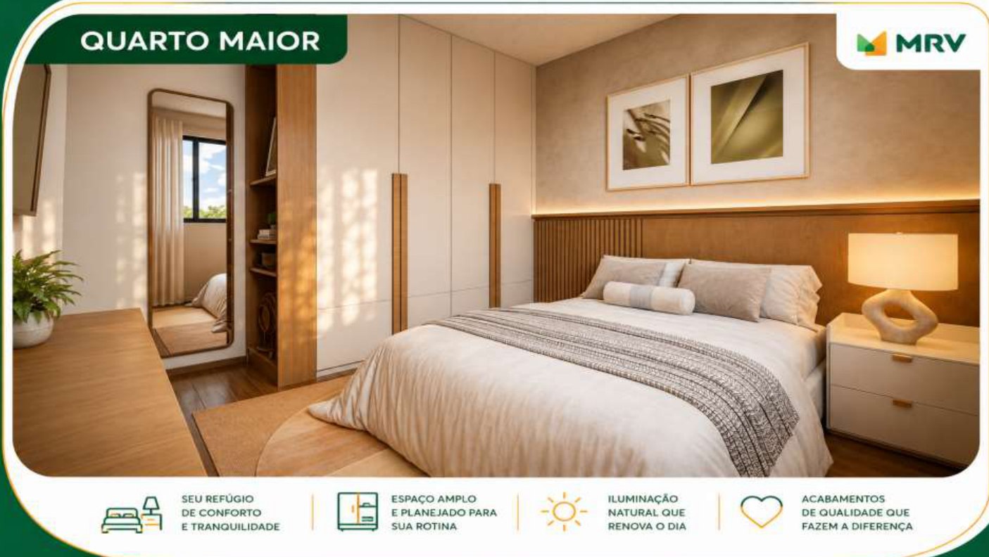Quarto maior do Residencial Lago de Davos