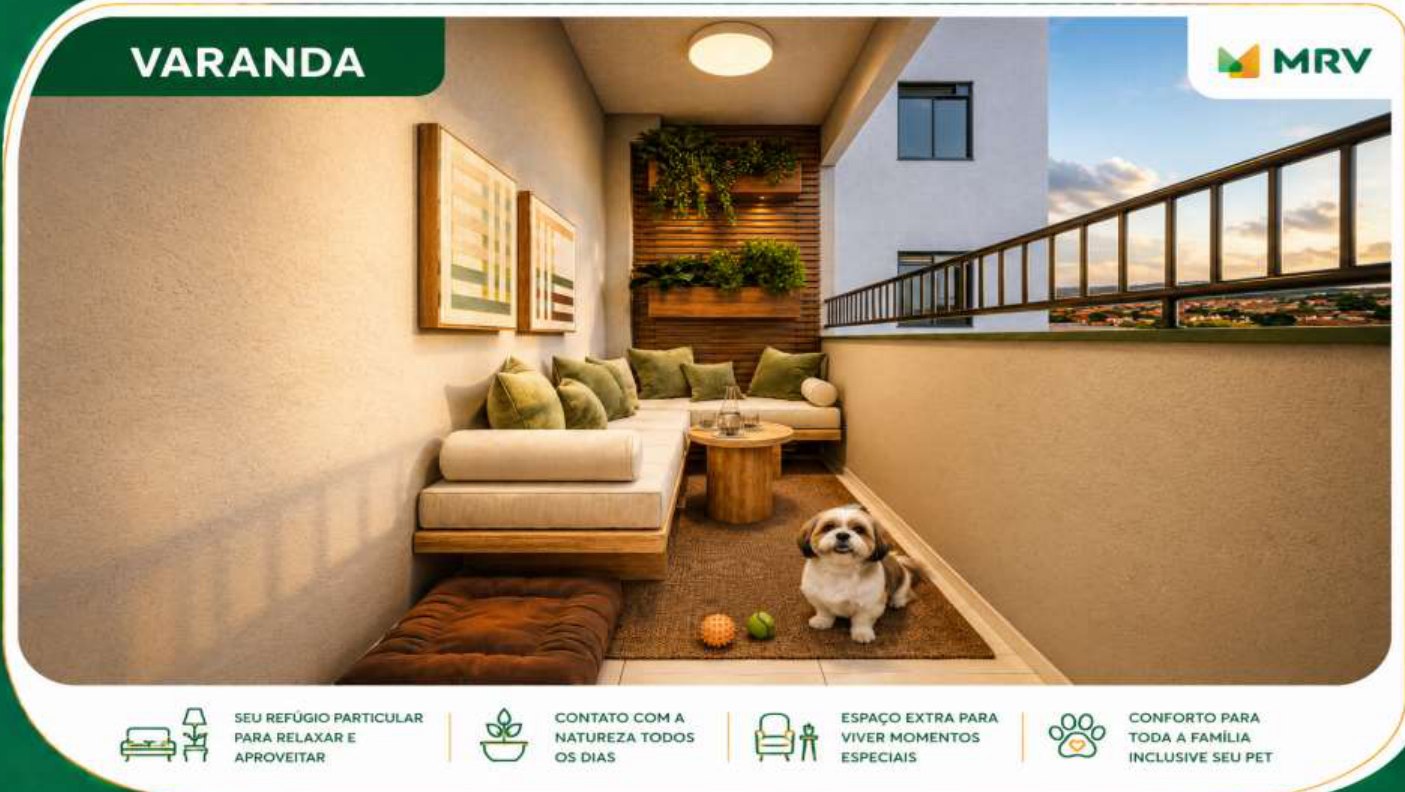 Varanda do Residencial Lago de Davos
