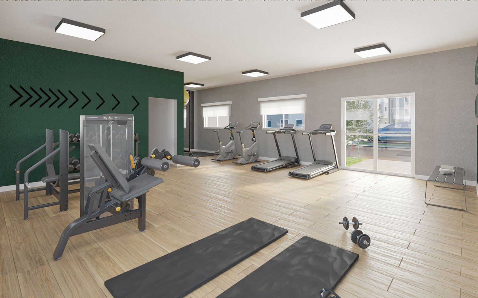 Academia do Residencial Reserva Ville