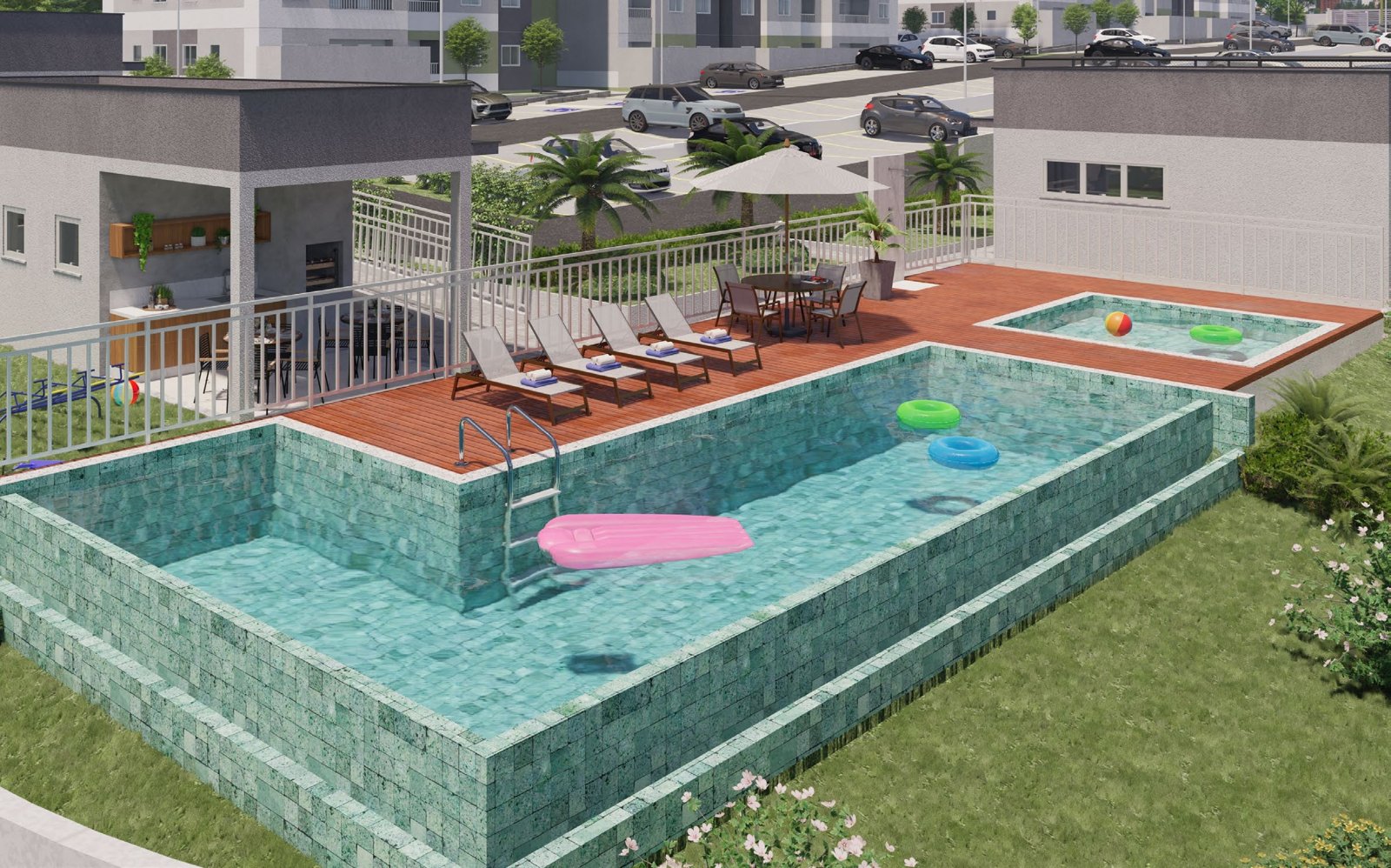 Piscina do Residencial Reserva Ville