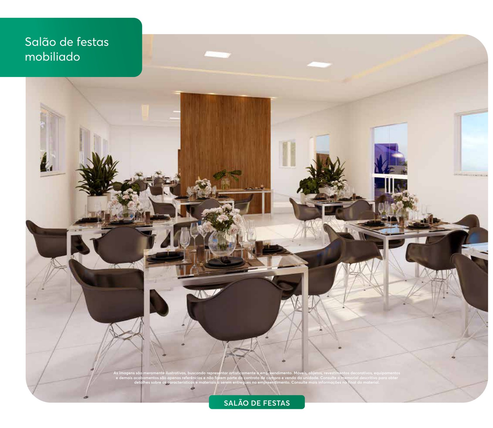 Salão de festas do Residencial Veredas